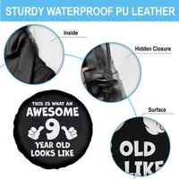 9th Birthday Gifts Spare Tire Cover Awesome 9 Year Old Bday Son Boy Girl 9yr