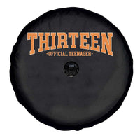 Thirteen Official Teenager Spare Tire Cover Vintage Retro Varsity 13th Birthday Gift Teen Girl