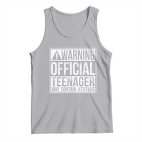 13th Birthday Tank Top Warning Official Teenager Boy 13yr