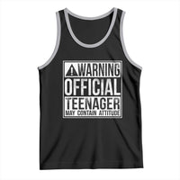 13th Birthday Tank Top Warning Official Teenager Boy 13yr