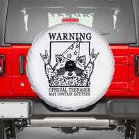 Vintage Raccoon 13th Birthday Spare Tire Cover 13 Year Old Official Teenager Gifts