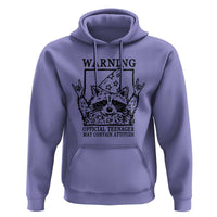 Vintage Raccoon 13th Birthday Hoodie 13 Year Old Official Teenager Gifts