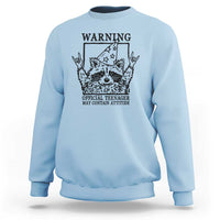 Vintage Raccoon 13th Birthday Sweatshirt 13 Year Old Official Teenager Gifts