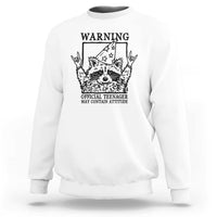 Vintage Raccoon 13th Birthday Sweatshirt 13 Year Old Official Teenager Gifts