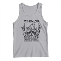 Vintage Raccoon 13th Birthday Tank Top 13 Year Old Official Teenager Gifts