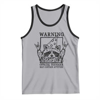 Vintage Raccoon 13th Birthday Tank Top 13 Year Old Official Teenager Gifts