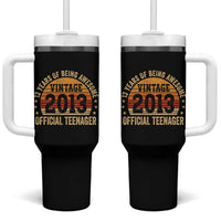 Vintage 2013 Official Teenager Tumbler With Handle 13 Year Old 13th Birthday