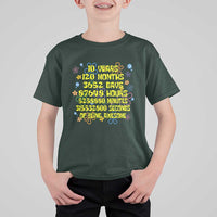 10th Birthday Gifts T Shirt For Kid Flowers 10 Years Of Being Awesome 10 Year Old Bday