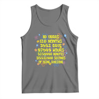 10th Birthday Gifts Tank Top Flowers 10 Years Of Being Awesome 10 Year Old Bday