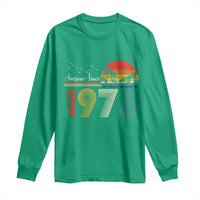 Awesome Since 1976 Birthday Long Sleeve Shirt Vintage 50th 50 Year Old Bday Gifts