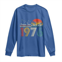 Awesome Since 1976 Birthday Long Sleeve Shirt Vintage 50th 50 Year Old Bday Gifts