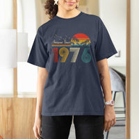 Awesome Since 1976 Birthday T Shirt For Women Vintage 50th 50 Year Old Bday Gifts