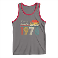 Awesome Since 1976 Birthday Tank Top Vintage 50th 50 Year Old Bday Gifts