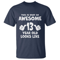 13th Birthday T Shirt Awesome 14 Year Old Looks Like
