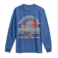 Washington DC Long Sleeve Shirt Retro US Flag Souvenir Gift