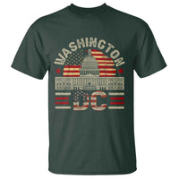 Washington DC T Shirt Retro US Flag Souvenir Gift