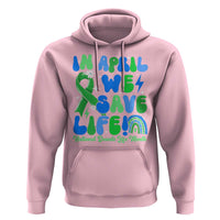 In April We Save Lives Organ Donation Donate Life Month Hoodie Green Ribbon