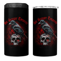Sic Semper Tyrannis & Raven 4 in 1 Can Cooler Tumbler Protest Feminist Activist