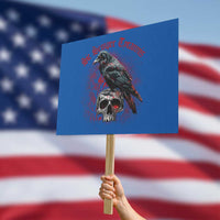 Sic Semper Tyrannis & Raven Protest Sign Protest Feminist Activist - Wonder Print Shop