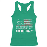 We Are Not Okay Racerback Tank Top US Flag We The People