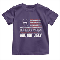 We Are Not Okay Toddler T Shirt US Flag We The People