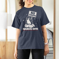 Funny Resist Penguins T Shirt For Women Tariffs on Penguins? Really