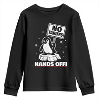 Funny Resist Penguins Youth Sweatshirt Tariffs on Penguins? Really
