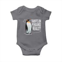 Hands Off Protest Baby Onesie Stand With Penguins Resist Against Tariffs