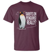 Hands Off Protest T Shirt Stand With Penguins Resist Against Tariffs