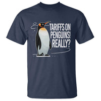 Hands Off Protest T Shirt Stand With Penguins Resist Against Tariffs
