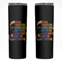 Notorious RBG Skinny Tumbler Feminist Citizen LGBTQ+ Equal Rights Advocate