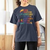 Notorious RBG T Shirt For Women Feminist Citizen LGBTQ+ Equal Rights Advocate