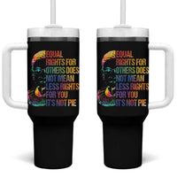 Notorious RBG Tumbler With Handle Feminist Citizen LGBTQ+ Equal Rights Advocate