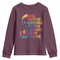 Notorious RBG Youth Sweatshirt Feminist Citizen LGBTQ+ Equal Rights Advocate
