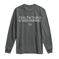 For God So Loved Long Sleeve Shirt John 316 Bible Verse FGSLTWTHGOB Cross Subtle Christian Acronym