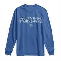 For God So Loved Long Sleeve Shirt John 316 Bible Verse FGSLTWTHGOB Cross Subtle Christian Acronym