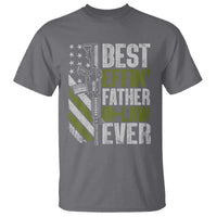Best Effin’ Father In Law Ever T Shirt FIL Gun American Flag