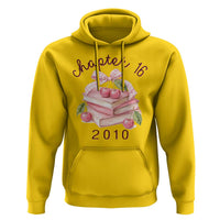 Sweet Chapter 16 Birthday Hoodie Cherry Books 16th Birthday Gifts For Her Book Lover