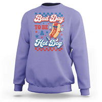 Bad Day To Be A Hot Dog Sweatshirt Hotdog Lover Wiener 4th Of July