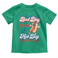 Bad Day To Be A Hot Dog Toddler T Shirt Hotdog Lover Wiener 4th Of July