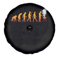 Funny BBQ Spare Tire Cover Evolution Of Grill Master Grilling Gifts Meat Smoking