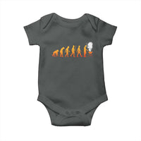 Funny BBQ Baby Onesie Evolution Of Grill Master Grilling Gifts Meat Smoking