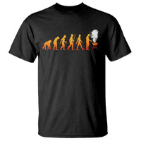 Funny BBQ T Shirt Evolution Of Grill Master Grilling Gifts Meat Smoking
