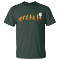 Funny BBQ T Shirt Evolution Of Grill Master Grilling Gifts Meat Smoking