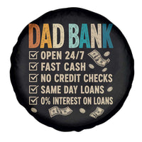 Funny Dad Spare Tire Cover Retro Dad Bank Fathers Day