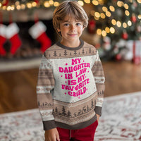My Daughter in Law is My Favorite Child Ugly Christmas Sweater Parents-In-Law Fathers Mothers Day Gifts