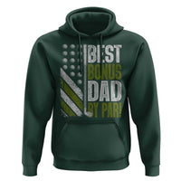 Best Bonus Dad By Par Hoodie Step Dad Golf American Flag Fathers Day Gift For Golfers