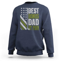 Best Bonus Dad By Par Sweatshirt Step Dad Golf American Flag Fathers Day Gift For Golfers