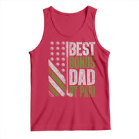 Best Bonus Dad By Par Tank Top Step Dad Golf American Flag Fathers Day Gift For Golfers
