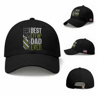 Best Effin Dad Ever Baseball Cap Fathers Day Daddy Gun American Flag TS10